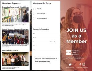 membership brochure